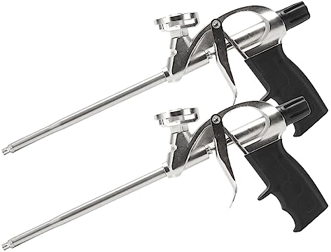 APTTOOL Schaumpistole 2 Stücke, Brauchen Sie keine Reineger, Schwerlast PU Expanding Foam Gun, zum Abdichten, Füllen, Abdichten, für den Heim und Bürogebrauch