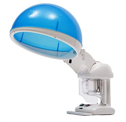 panfudongk Machine de soin des cheveux avec buse rotative à 360°, puissance 480 W, ions oxygène négatifs, humidité profonde – Vapeur 28 cm – Machine de thérapie capillaire