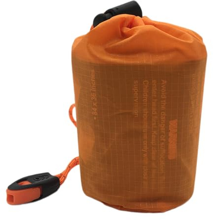 Tewzafiya Survival Bag Camping Bivouac Bag | Lightweight Waterproof Sack | Outdoor Thermal Supplies for Outdoor Compact Survival Shelters