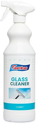 Easyclean Glass Cleaner Spray – 1 Litre Bottle | Powerful, Streak-Free Formula for Crystal Clear Windows, Mirrors, and Glass Surfaces | Ideal for Home, Office & Car Use (1)