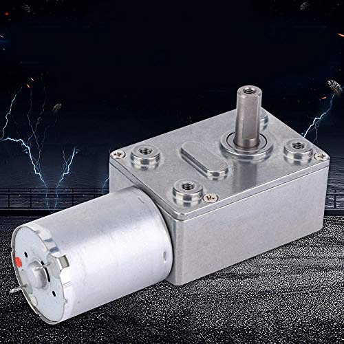 Fockety Motoriduttore a Vite Senza Fine 6V Sfera Ad Alta Torsione Ingranaggi Precisi per Cappa da Cucina Smart Equipment 9 velocità (100RPM)