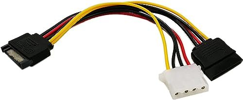 zdyCGTime 6-Inch SATA Power Cable Adapter for IDE to SATA Hard Drive and Optical Drive