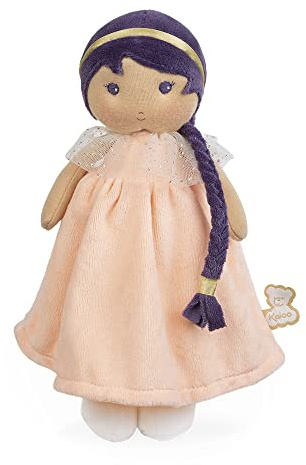 Kaloo - Tendresse My First Friend Fabric Doll Princess Iris K 9.84” - Cuddling with Plush Figure - Machine Washable - Develops Social Skills, Heirloom Quality, Safe for Babies - Rich Textures