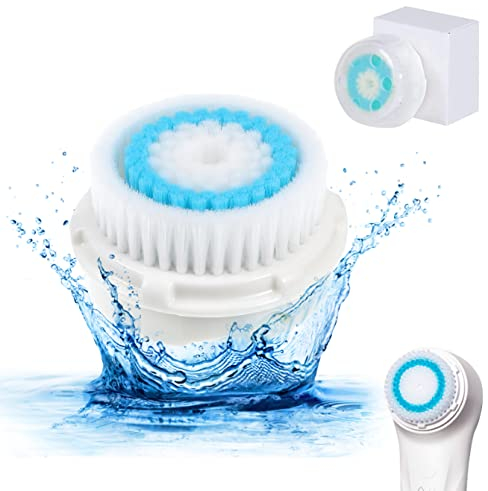 Ersatzköpfe für Clarisonic Mia-2 Ersatzbürsten Gesichtsbürste Ersatz-Reinigungsbürste Elektrische Ersatzköpfe für Mia, 2PCS Ersatzbürstenköpfe für Mia 2/Alpha Fit/Aria/Smart Profile/Radiance