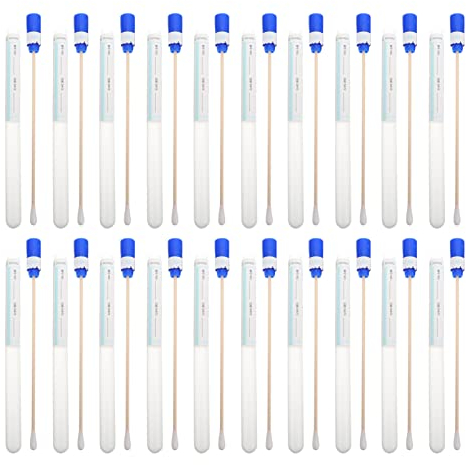 150 Stück Erkennungs-probenahme-tupfer Wattestäbchen Weibliche Abstriche Mundreinigungsschwämme Abstriche Zum Sammeln Von Proben Orale Reinigungstupfer Schwamm Holz