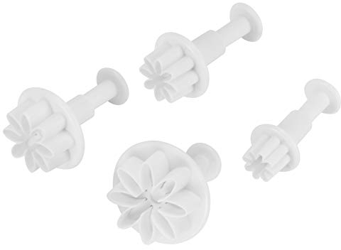Taglierina a stantuffo margherita, taglierina a stantuffo per torta fondente Taglierina a stantuffo Sugarcraft Fiore Foglia Farfalla a forma di cuore Stampo decorativo Strumenti fai da te stantuffo