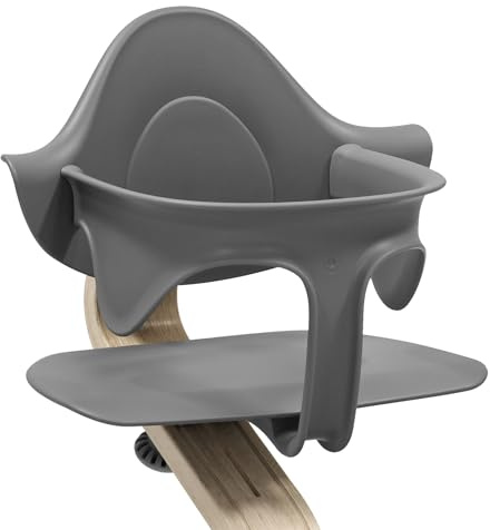 Baby Set Stokke Nomi, Gris - Proporciona apoyo lateral y un buen respaldo cuando el bebé aprende a sentarse - Compatible con todas las sillas Nomi