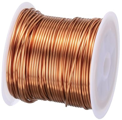 QUARKZMAN 1 mm magnetisk tråd 46 fot magnetisk lindning emalj koppartråd 100 g 155C för transformatorinduktor