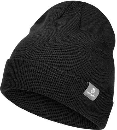 HAMUNI Beanie Mütze für Herren Damen Winter Warme Beanies