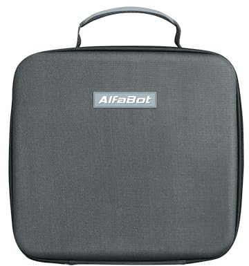 AlfaBot Bolsa de Almacenamiento para Robot limpiacristales, Bolsa para Robot Limpiador de Ventanas, Accesorios para Limpieza de Ventanas, X8 & X7 & X6 e altri Robot limpiaventanas, Gris