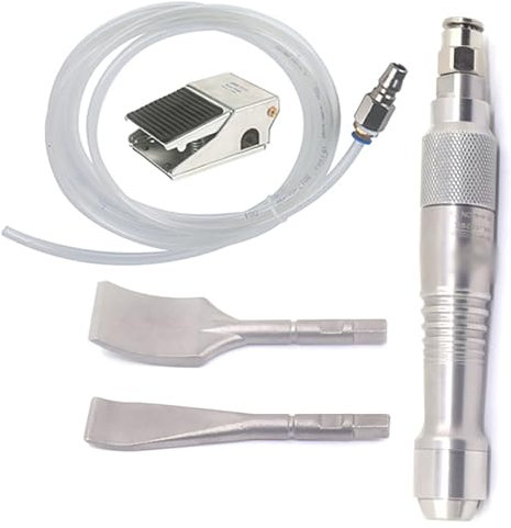 KHZKHC Máquina Desgranadora De Ostras, Cuchillo Neumático De Acero Inoxidable para Ostras, Interruptor Pie, Juego Herramientas Comerciales Desgranar Mariscos, para Buffet Familiar
