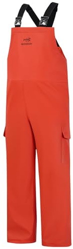 Bassdash Pantalones Impermeables para Pesca para Hombre Pantalones Impermeables Resistentes a Las Manchas Pantalones de Trabajo Ajustables y Ligeros con Revestimiento de PU