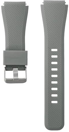 NoveltyThunder Compatible with Radley London Series 5/6/7/11/19/20 Soft Replacement Silicone Strap Sports Band (Grey)