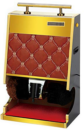 Lustradora de zapatos, Máquina for ocasiones públicas aplicada al vestíbulo del hotel eléctrico Hogar Limpiabotas Cepillo de zapatos for