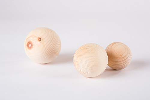 Holz-Leute Zirbenkugel groß - 7 cm