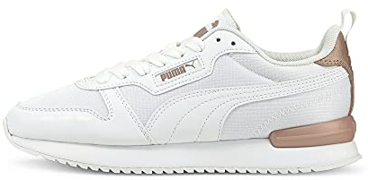 PUMA Femme R78 WNS Metallic Pop Basket, White White-Rose Gold, 37.5 EU