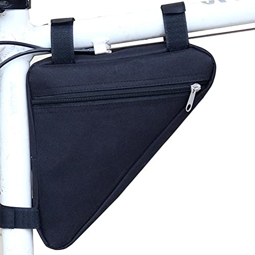 Enkomy Fahrrad Dreiecktasche,Verbesserte wasserdichte Fahrradrahmentasche, MTB Dreiecksaufbewahrungstasche mit Klettverschlüssen Fahrradtasche Rahmen