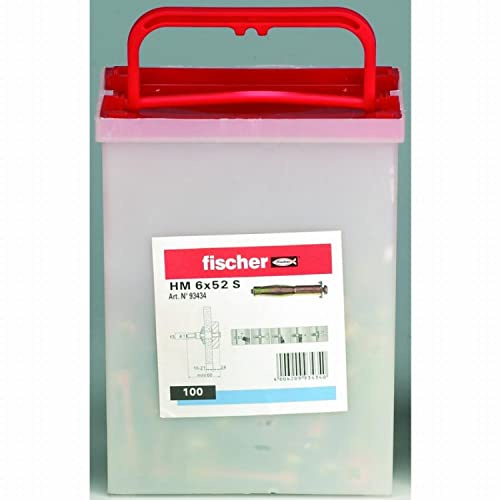 FISCHER FRANCE SARL FISC0045 Hohlraumdübel HM 5 x 37S PP Fischer – Box mit 100 – 93431