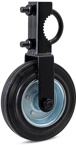 VIVIDA 6 Black Gate Wheels, Heavy Duty Chain Link Fence Gate Wheel, 1-Pack