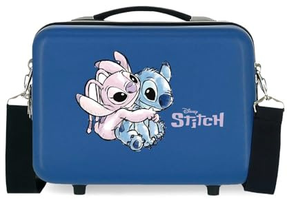 Disney Fun Stitch Nececer Adattabile Viola 29 x 21 x 15 cm Rigido ABS 9,14 L 0,8 kg, Viola, Taglia unica, Necessità adattabile