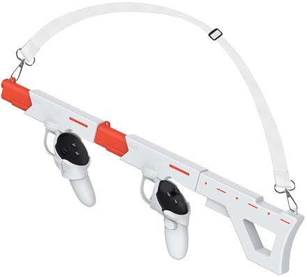 LICHIFIT Magnetic VR Machine Gun/Pistol Model Controller Holder for Meta Quest 3S / Quest 3 Handle Quick Release Gunstock Bracket Stand for Oculus Quest 3S Shooting Game Accessories