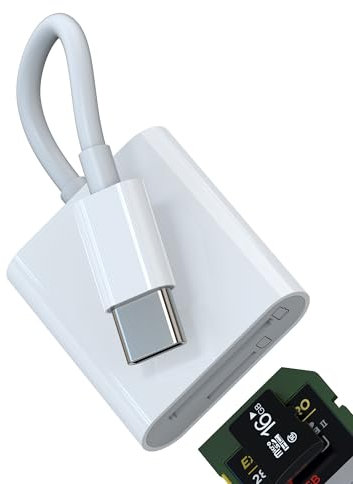 Lettore di Schede SD Micro SD A USB C Per iPhone 16 15 Pro Max Adattatore TF Card in Memoria Esterna Chiave Per Apple Compatibile Con Samsung Galaxy S24 Per IPad Compact Flash 3.0 Lettori Esterni
