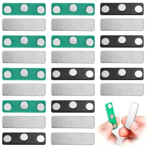 LIUYIDM Cierres magnéticos para Cortinas, 12 Pares de Cortinas Opacas, Accesorios, magnéticos, con Pegamento, imanes de Cortina, Clips para Cortinas Opacas