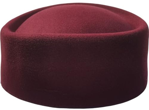 Muteitt Elegante Sombrero Pastillero Estilo Francés, Sombrero Vintage De Invierno para Dama, Tocado De Cóctel, Sombrero De Copa para Mujer, Iglesia, Fiesta De Té, Boda Formal.