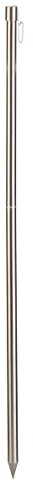 greemotion Gartenfackel aus Edelstahl mit Stab für Lampenöl, Ölfackel mit Erdspieß, 115 cm hoch, Öl-Feuerfackel für Draußen, Feuer-Fackel aus Metall für Garten, Terrasse & Balkon