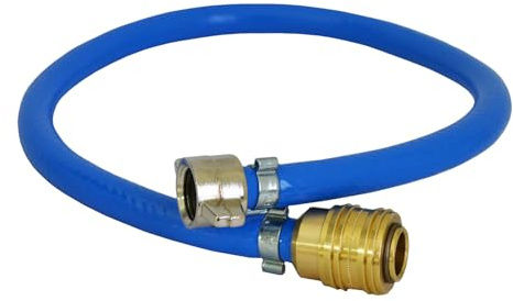 M16x1,5 Adapterfüllschläuche blau Reifenfüllschlauch Adapterschlauch (M16x1,5 / 500mm m. Kupplung NW7,2)