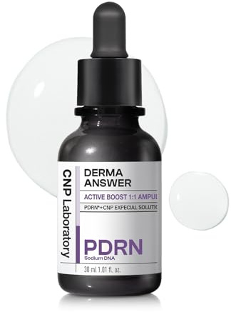 PDRN Active Boost - Suero facial que suaviza las líneas finas y arrugas, rejuvenece y tensa la piel, potenciador antienvejecimiento con colágeno, cuidado de la piel coreano, 1 onza líquida (30