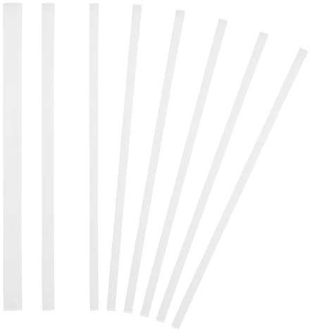 PATIKIL 8x285mm Bandes De Reliure Thermique, 20PCS Bandes Adhesives A Colle ThermoFusible Avec Support Maille pour Reliure De Livres Albums Photos Fichiers Artisanat Format A4 Lettre