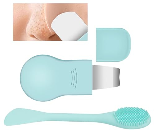Raspador facial | Herramienta extractor de comedones y - Herramienta de limpieza de la piel, cuidado diario, hogar, viaje, mañana, cuidado facial