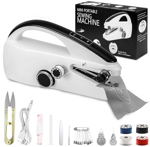 VLUVLA Handheld Sewing Machine, Mini Portable Sewing Machine