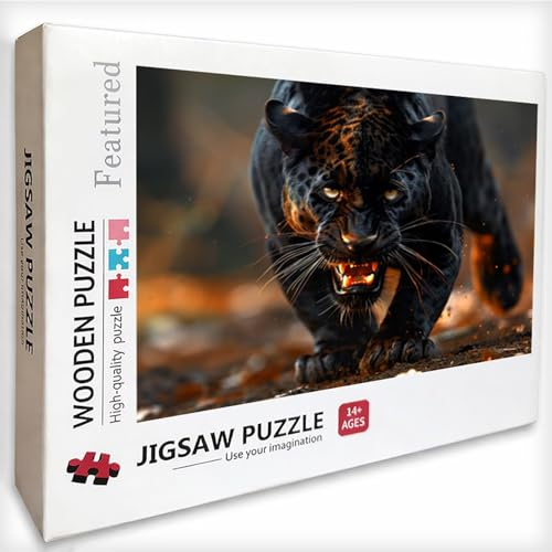 LeOpard Pussel 6 000 bitar vuxna, djur träpussel 179 x 105 cm, vuxna pedagogiskt spel utmaning gåta med en utsökt förpackningslåda, avslappnande spelkollektion, för sovrumsdekoration, T-7107