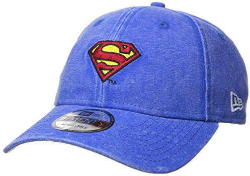 New Era Cap Young Herren Superman Rugged Mini 9twenty verstellbare Kappe, Blau, Einheitsgröße