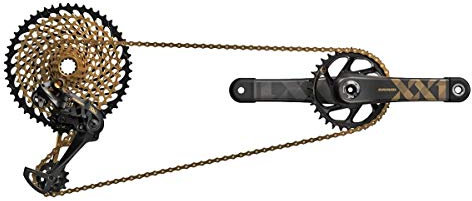 Sram Unisex – Erwachsene XX1 Eagle Schaltgruppe, Gold, 170mm