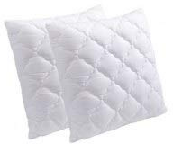 JLS Paris - Cuscino in memory foam, 60 x 60 cm, confezione da 2