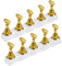 Medo 2 Sets Nail Stand Display, Magnetic Nail Practice Holder Acrylic Nail Tip Display Stand DIY Nail Art Accessories for Painting Nails False Nail Tip Manicure Tool