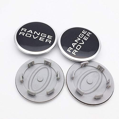 AIYING Tapas Centrales Cubos de Automóviles, para Land Rover Range Rover Sport Velar Evoque Discovery 5 Freelander Discovery Sport, 62mm, Cubierta Decorativa Impermeable A Prueba Polvo Ruedas,B