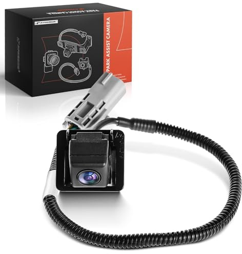 A-Premium Park Assist Camera Rear View Backup Reverse Camera Compatible with Select Cadillac Models - 2010-2015 CTS