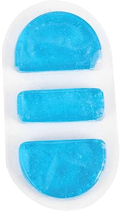 FOMIYES 2St Nasenstegpad aus Gel kühlgel pads cooling gel pads Schnelle Freisetzung kälte kompresse bläulich Nasenverletzung Kühlgel-Pad Nase wärmer Nase Eispads Therapie TPU Blue