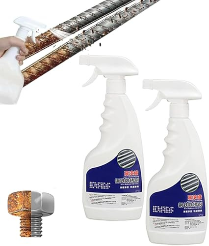 Dissolvant antirouille robuste pour métal en acier inoxydable, spray anti-rouille sans effort, élimine efficacement la rouille des surfaces métalliques, convertisseurs de rouille et dissolvants de