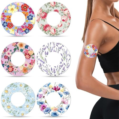 CJQRL 12 Pièces Protection Capteur Freestyle Libre 2, Patch Capteur Freestyle Libre 2, Patch de fixation pour capteurs, Imperméable et respirant(Ne s'applique pas à Libre 3)(3)