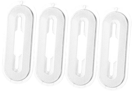 QUMIIRITY 4pcs Range Hood Lamp Shade Cover Replacement Light Covering Plates for Range Hood Part Kitchen Light Shade