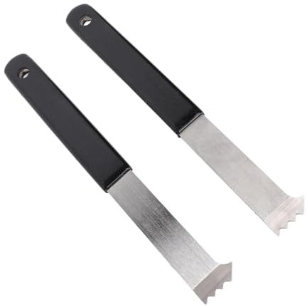 Bonbela 2 estrattori per finitrici con Raschietto per Giunti, Denti, Strumento di rimozione per pavimentazione da Giardino, Ricambio per Blocchi di Mattoni
