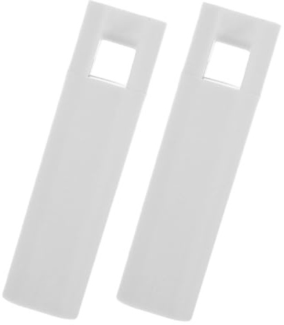 VICASKY 2 pezzi Fermacorda per Tende Bianche in Accessori Resistenti per Bastoni e Cordini Tende Maniglie Peso per e Tapparelle Decorazioni per da Te