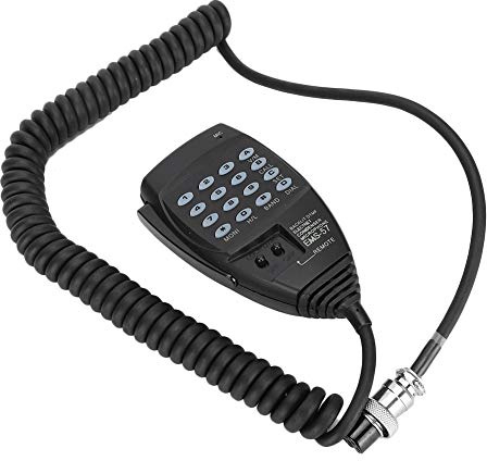 VBESTLIFE EMS‑57 DTMF Microphone à Main 8 Broches avec Touche PTT pour Alinco DR-03T DR-06T DR‑135 DR‑235 DR-425T DR‑435 DR‑635 DX-70T DX-77T DX-SR8T DX-SR8E