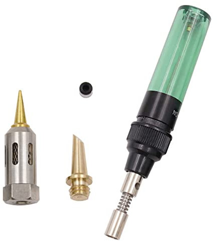 Sadkyer Kit de Soldador PortáTil, Quemador, Soplete, Soldador de, de Punta de Butano InaláMbrica, BolíGrafo de Soldadura