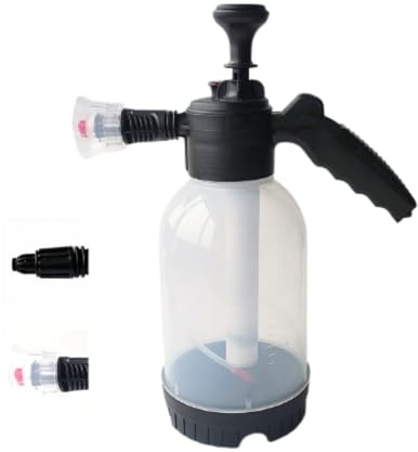 Auto schiuma pompa spruzzatore,2 L mano spruzzatore lavaggio auto schiuma pistola pressione spruzzatore bottiglie con ugello per Pulizia di Giardinaggio, Casa, Auto